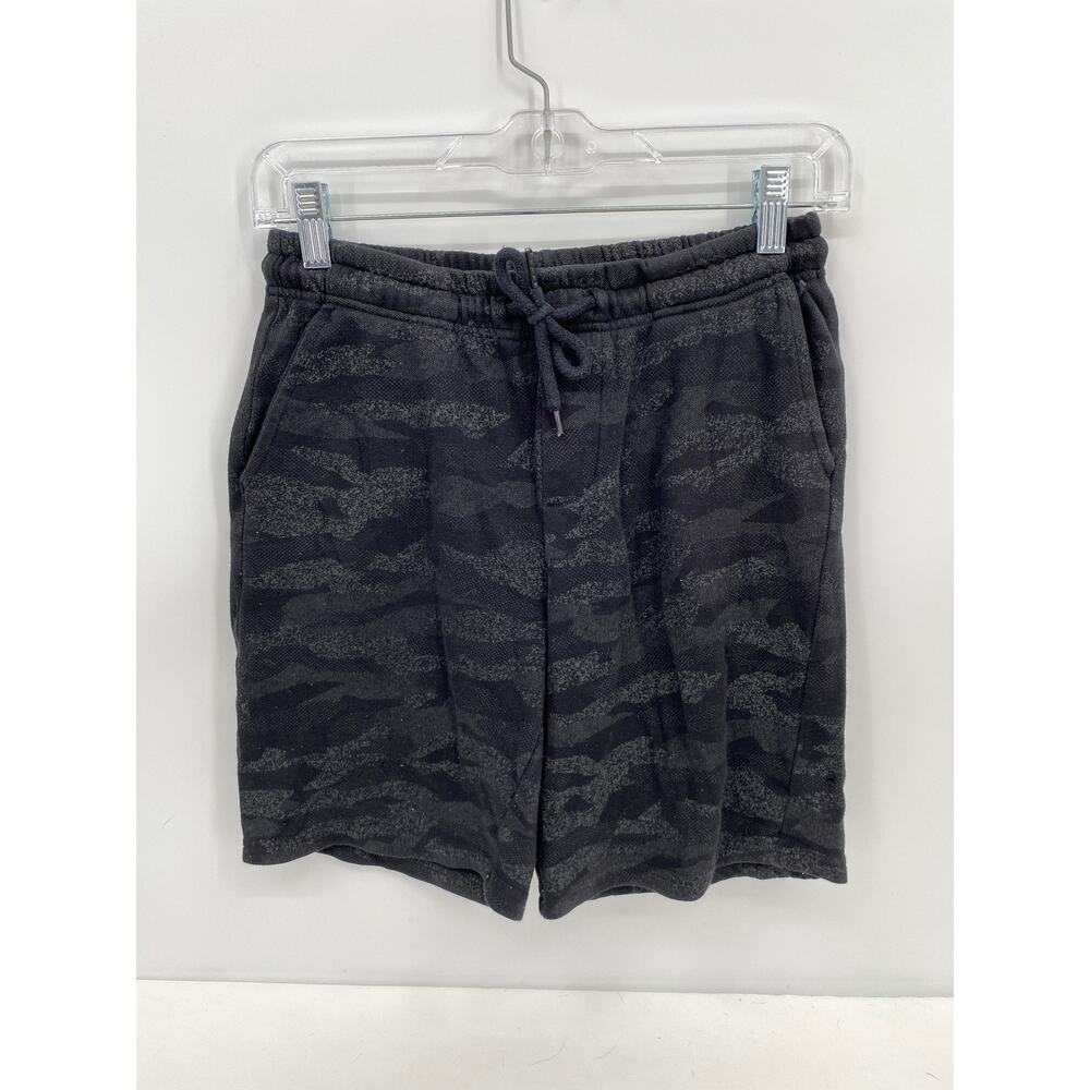 R Public Record Black Camo Sweat Shorts Pockets Big Boy 12 Large